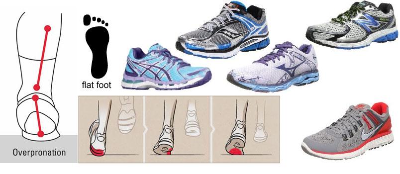 best running trainers for flat feet