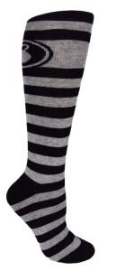 MOXY Socks Striped Kettlebell Knee-High Deadlift Socks
