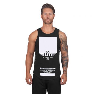 Yellsong Mens Workout Muscle Tank Sleeveless Racer Y-Back Gym Training Cool Dry Top